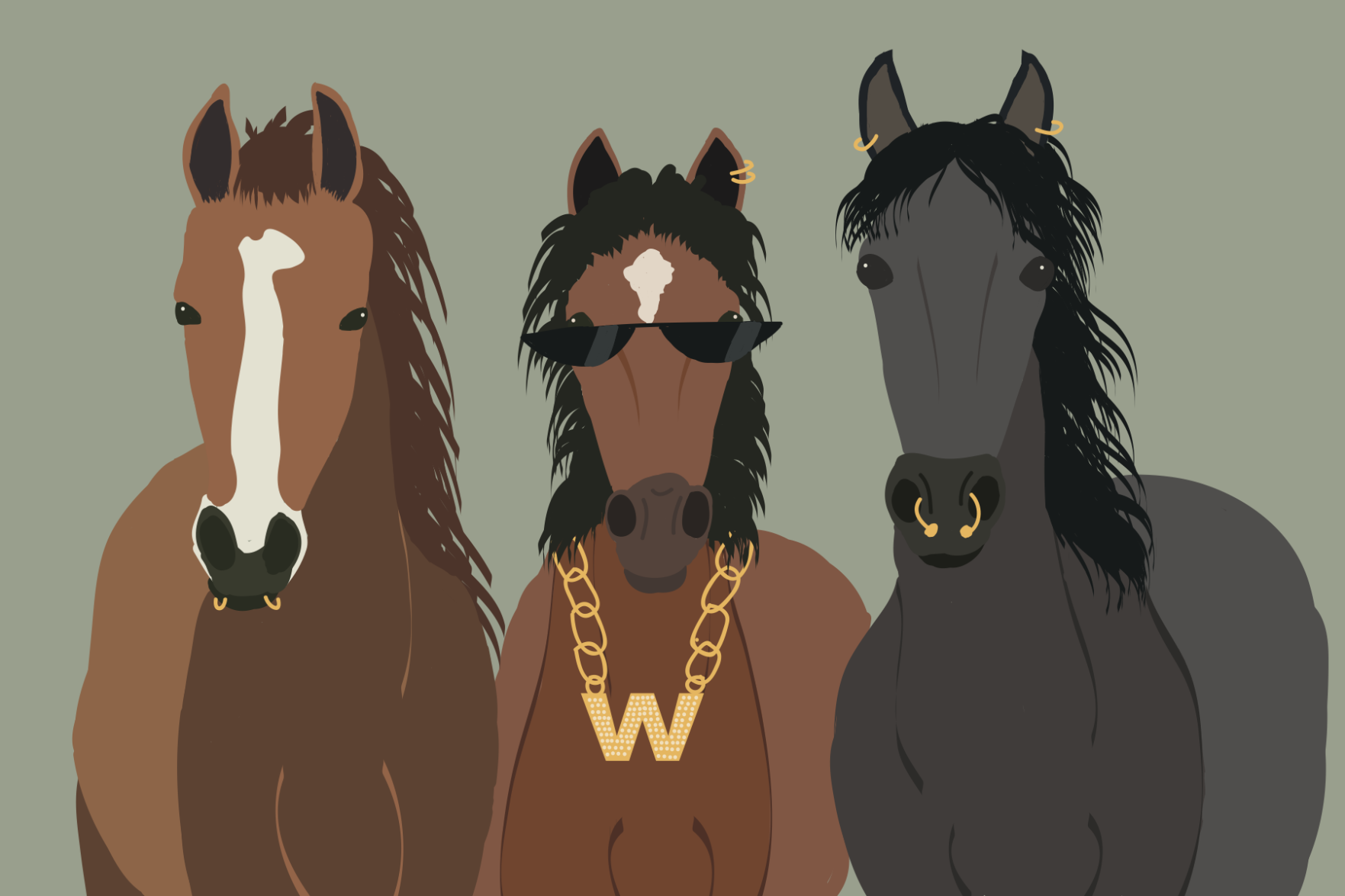 Mustang slang graphic (png)